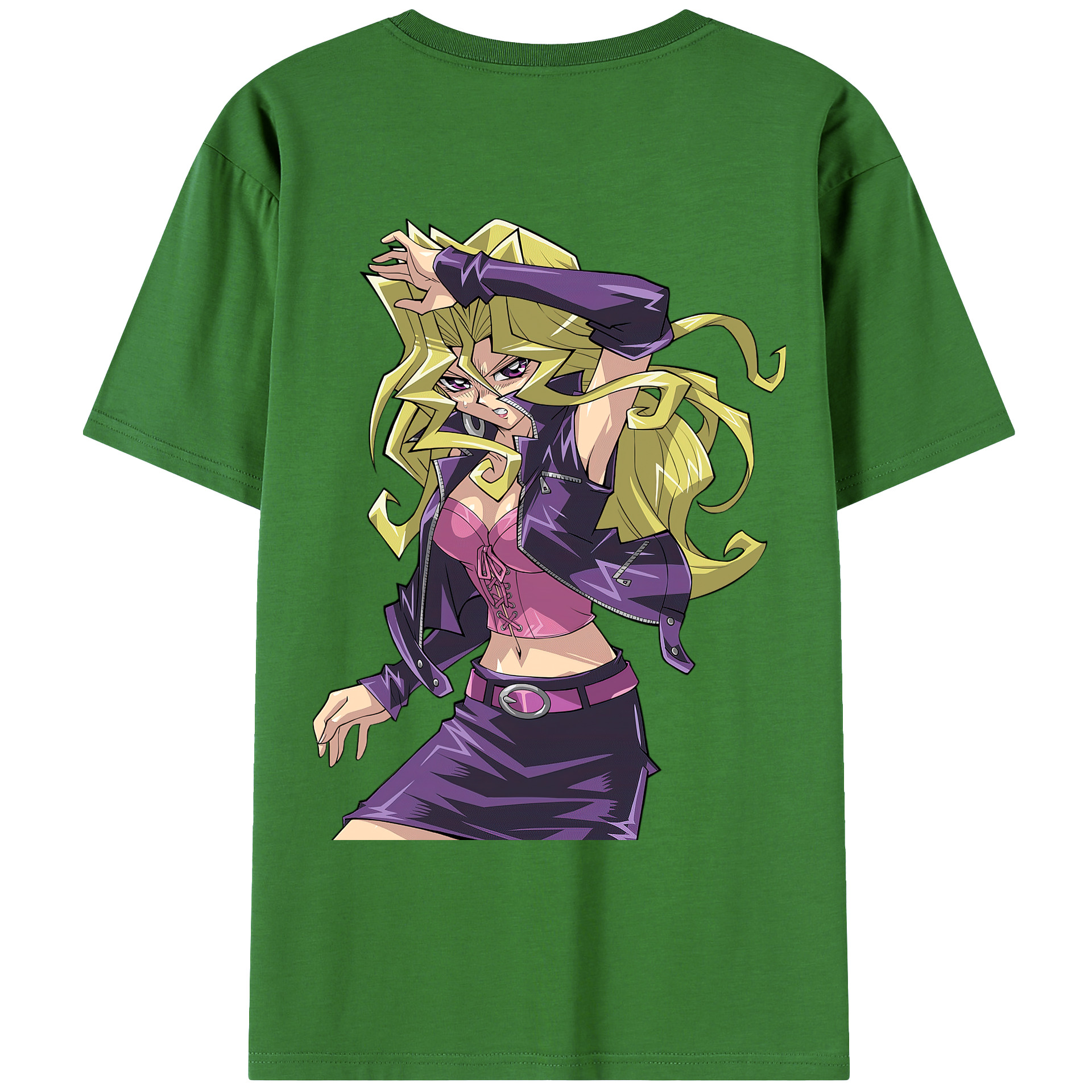 （画像用） 遊☆戯☆王 Yu-Gi-Oh! レディース半袖Tシャツ(バックプリント)